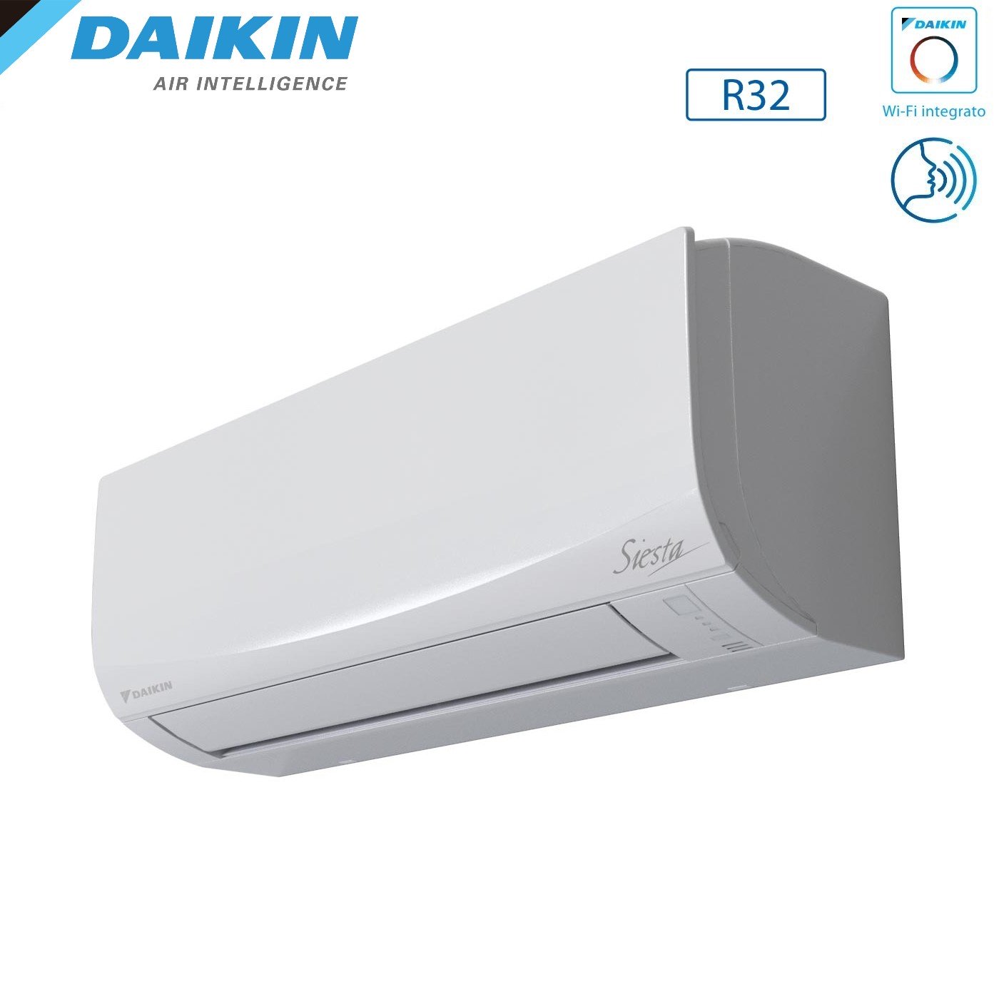 Climatizzatore Condizionatore Daikin Dual Split Inverter serie SIESTA 9+12 con 2AMXF40A R-32 Wi-Fi Integrato 9000+12000